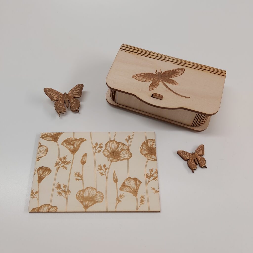 Laser cut shapes and products by The Root